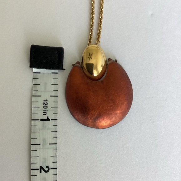 Alexis Bittar Pendant Necklace Gold Chain - Picture 11 of 16